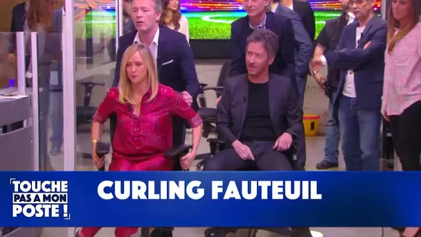 Le jeu du curling fauteuil : qui va atteindre la cible ? - TPMP