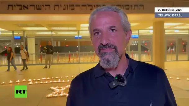 🇮🇱  Veillée aux chandelles à Tel-Aviv pour les victimes enlevées par le Hamas