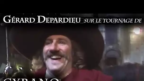GERARD DEPARDIEU 1 -  sur le tournage de Cyrano de Bergerac (film, 1990)