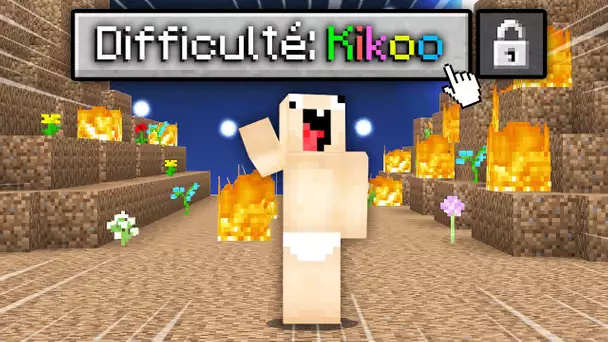 J'ai installé la difficulté "KIKOO" sur MINECRAFT... (c'est n'importe quoi)