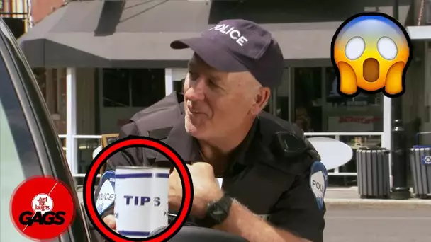 Le policier demande la contribution des gens... | Juste Pour Rire les Gags