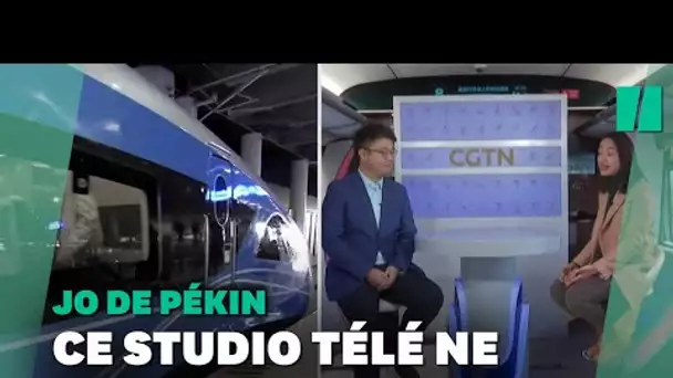 Ce studio télé pour les JO de Pékin ne ressemble à aucun autre