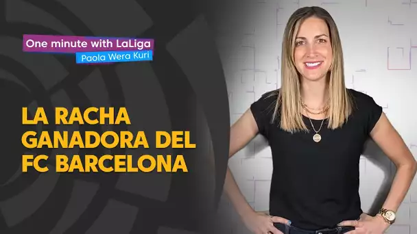 One minute with LaLiga & ‘La Wera‘ Kuri: La racha ganadora del FC Barcelona