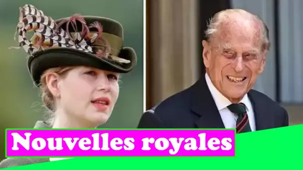 Lady Louise Windsor perpétue «l'héritage remarquable» du bien-aimé prince Philip