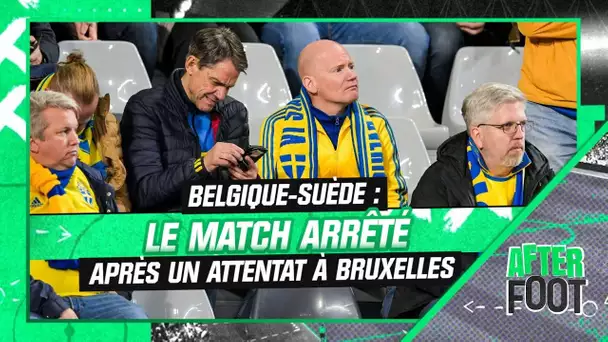 Belgique-Suède : Le match arrêté après un attentat à Bruxelles, "atmosphère angoissante au stade"