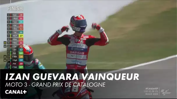 Izan Guevara vainqueur - Grand Prix de Catalogne - Moto 3