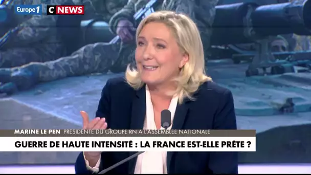 Ukraine : pour Marine Le Pen, la France doit arrêter les livraisons des canons Caesar