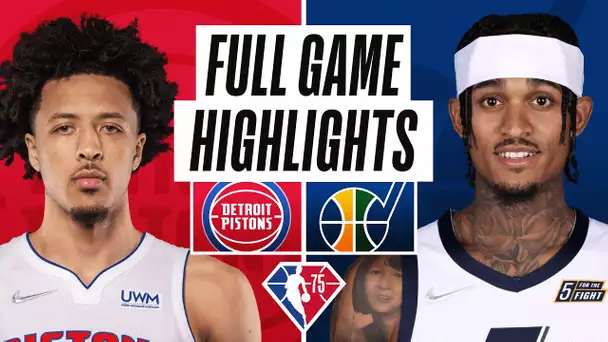 PISTONS at JAZZ | FULL GAME HIGHLIGHTS | January 21, 2022