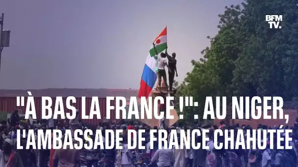 "À bas la France!": au Niger, des manifestants protestent devant l'ambassade de France