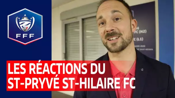 Les réactions du Saint-Pryvé Saint-Hilaire FC I Coupe de France 2019 2020