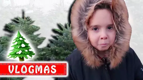 VLOGMAS 1 : Chasse au sapin de Noël / 1 vlogmas = 1 cadeau / Family vlog