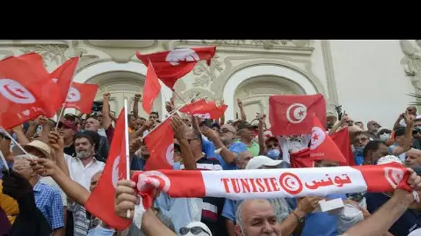 En Tunisie, une manifestation contre le coup de force de Kaïs Saïed • FRANCE 24