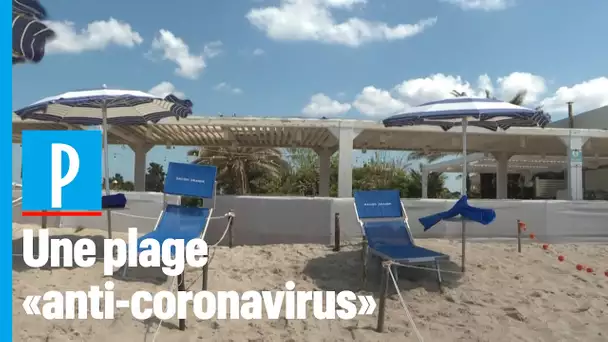 Une plage «anti-coronavirus» testée en Italie