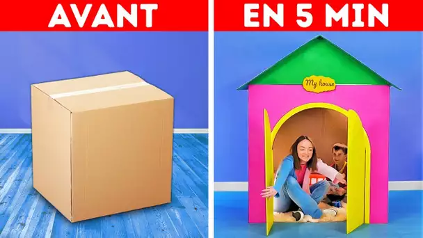 CRÉATIONS COOL AVEC DU CARTON QUE TU PEUX RÉALISER À LA MAISON