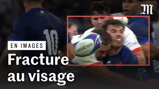 Rugby : la vidéo du choc à la tête reçu par Antoine Dupont