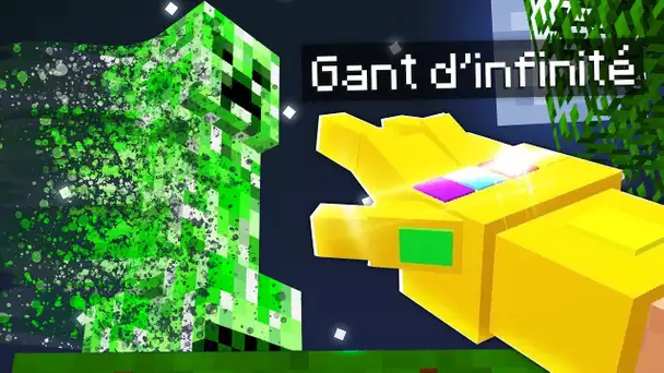 DÉBLOQUER LE GANT DE THANOS DANS MINECRAFT !