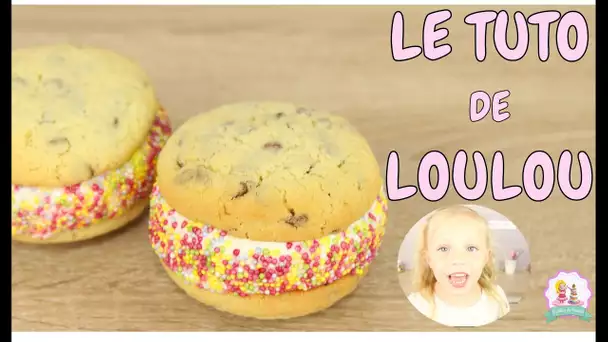 ♡• RECETTE SANDWICH COOKIE GLACE - ICE CREAM SANDWICHES RECIPE - CUISINE POUR LES PETITS •♡