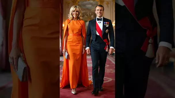 Emmanuel & Brigitte Macron Shine in Opulent French Palace #fashion #parisstyle #style #elegance