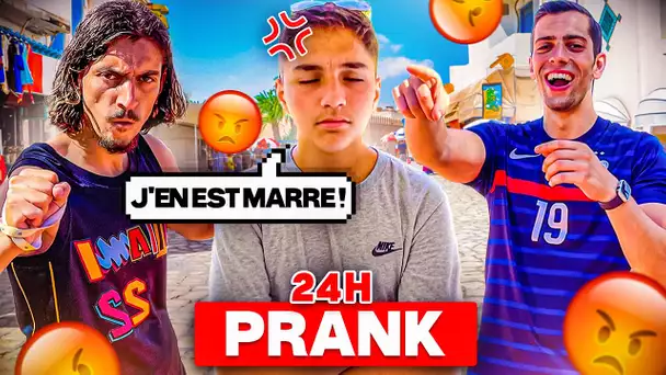 JE PRANK MON PETIT FRÈRE ET COUSIN PENDANT 24H ! ( ça finit en bagarre 🤬)