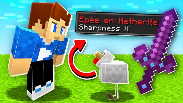 Minecraft mais les Œufs des Poules Drop du Stuff Cheat.. (100% WTF)