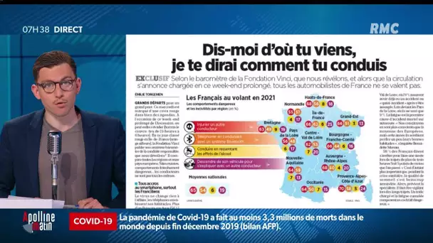 Klaxon, insultes, alcool: ce que révèle le baromètre sur le comportement des Français au volant