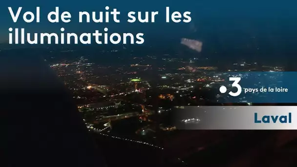 Laval : vol de nuit à la découverte des illuminations