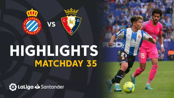 Resumen de RCD Espanyol vs CA Osasuna (1-1)