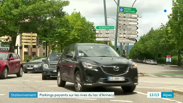 Haute-Savoie : stationnement payant tout l'été au lac d'Annecy