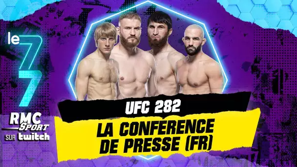 Twitch RMC Sport / UFC 282 : La conférence de presse et les face-à-face des combattants
