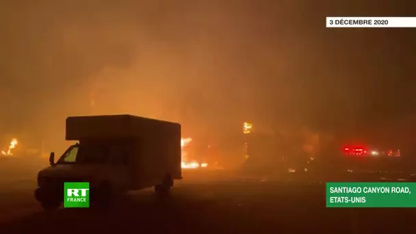 Californie : le comté d’Orange en proie aux incendies, des milliers de personnes évacuées