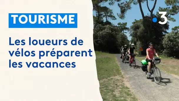 Les loueurs de vélos préparent les vacances à Royan