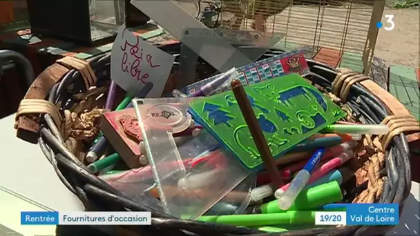 Rentrée des classes : en Touraine, des fournitures scolaires d'occasion à la Ressourcerie