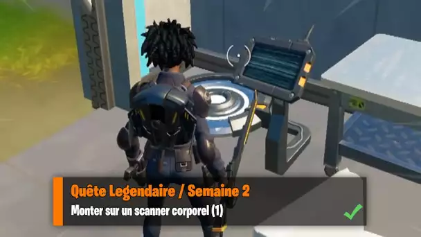 "MONTER SUR UN SCANNER CORPOREL" ! (FORTNITE DEFIS SEMAINE 2 SAISON 7)