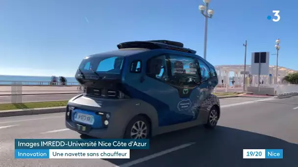 Premiers essais pour cette navette électrique autonome qui reliera à terme Nice à Carros