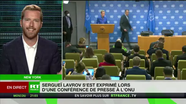 Que retenir de la conférence de presse de Sergueï Lavrov lors de l'Assemblée générale de l'ONU ?