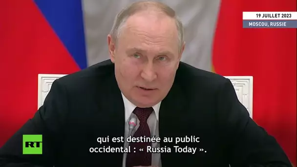 Poutine : les Occidentaux ont peur des vérités rapportées par RT