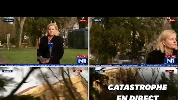 En Croatie, un séisme de magnitude 6,4 vécu en direct à la télé