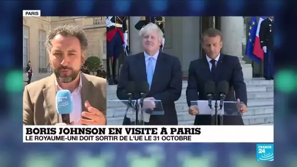 Johnson reçu par Macron : La question du backstop, cœur de l'impasse sur le Brexit