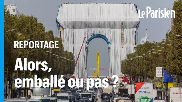 Les Parisiens plus ou moins emballés par l’empaquetage de l’Arc de Triomphe