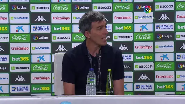 Rueda de prensa Real Betis vs D. Alavés