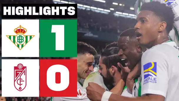 REAL BETIS 1 - 0 GRANADA CF | RESUMEN