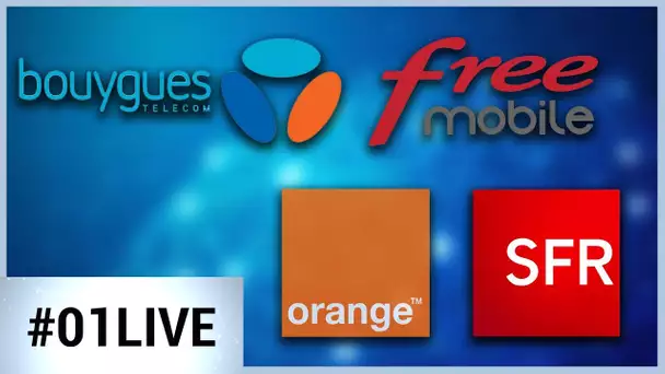 Bouygues, SFR, Orange, Free : quel est le meilleur opérateur de l’année ? - 01LIVE HEBDO #171