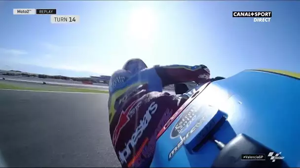 Chute d'Alex Marquez !