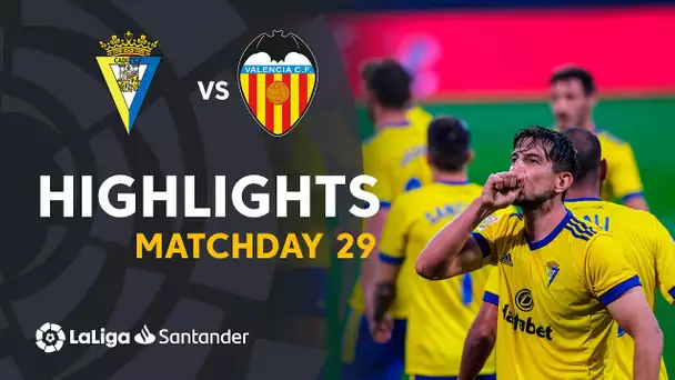 Highlights Cádiz CF vs Valencia CF (2-1)