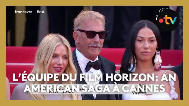 #Cannes2024 : l'équipe du film "Horizon : an american saga" sur le tapis rouge à Cannes