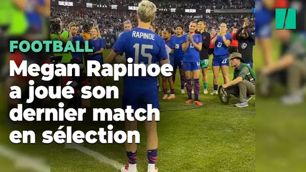 Megan Rapinoe a disputé son dernier match avec la sélection américaine et n’a pas caché son émotion