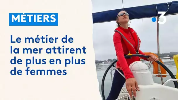 Le métiers de la mer attirent de plus en plus de femmes.