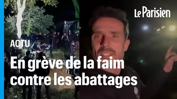 A69 : Thomas Brail en grève de la faim après l’abattage de platanes situés sur le tracé de l’autorou