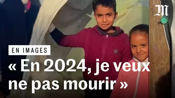 « Ne pas mourir » : à Gaza, les vœux d’enfants pour 2024