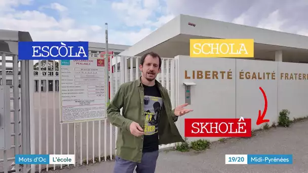 Mot d’oc : école